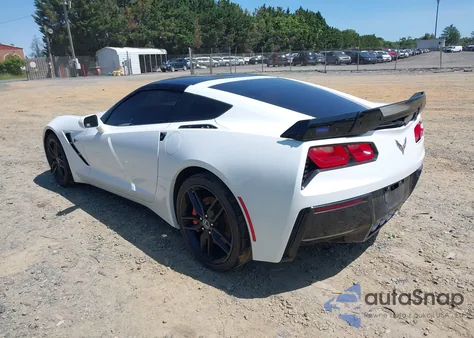 2014 Chevrolet Corvette Stingray Z51 из США, поврежденный, VIN 1G1YH2D78E5130786